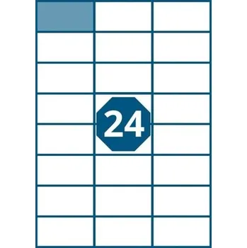 Speciální papír Etikety A4 70,0 x 37,0 24ks