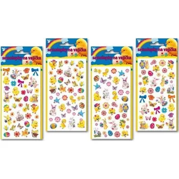 Velikonoční dekorace Velikonoční samolepky na vajíčka 774, 19x9cm