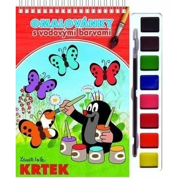 omalovánky AKIM omalovánky A5 s barvami Krtek 1