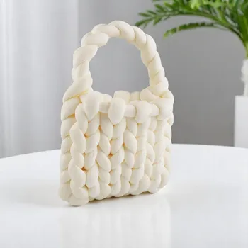 Krejčovské nůžky Annie's Knit Hand made chunky kabelka –⁠⁠⁠⁠⁠ ⁠vanilla cream