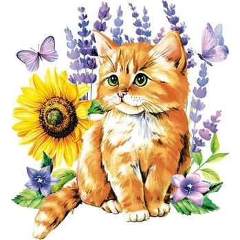 Papírový ubrousek Ubrousky MAKI L (20ks) Watercolor Ginger Kitten &amp; Dog