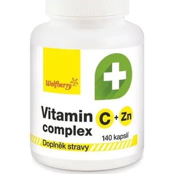 Doplněk stravy Vitamín C + zinek komplex kapsle 140 ks Wolfberry