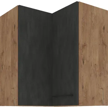 Kuchyňská linka Nábytek PEGAS s.r.o. Horní rohová skřínka VEGAS - 60x60 GN-72 2F (90°), Dub Lancelot / Matera