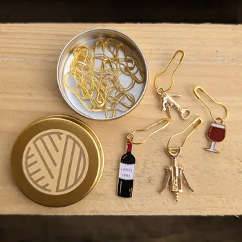 Jehlice Annie's Knit Špendlíkový značkovač - in vino veritas