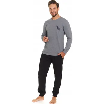 Pánské pyžamo Doctor Nap Pánské pyžamo bavlna 7136 vel. XXL