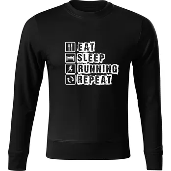 Pánská mikina Mikina bez kapuce D645 CROSSFIT = SOLUTIONS černá vel XS