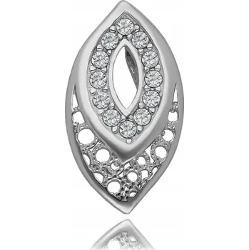 Přívěsek POSTŘÍBŘENÝ PŘÍVĚSEK S ZIRKONY (RHODIOVANÝ)