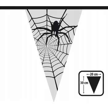Girlanda černý Boland pavouk