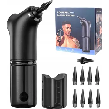 IRIGÁTOR SADA ELEKTRICKÉHO ZAŘÍZENÍ NA ČIŠTĚNÍ UŠÍ 2 TYPY NÁSTAVCŮ