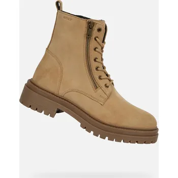 Dámské kozačky Geox Dámské Béžová dámská kotníková obuv Geox Iridea Béžová 41 (2941079)
