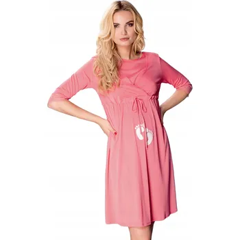 Dámské noční prádlo Noční košile MEWA lingerie , 3/4 rukávy, nad kolena, velikost 38