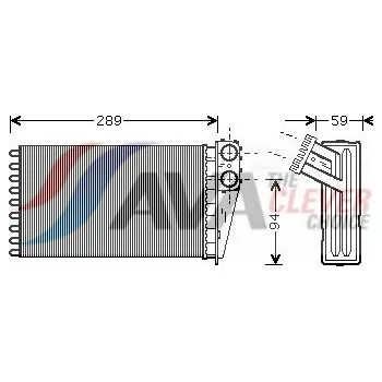 Výměník tepla Vyměník tepla pro vnitřní vytápění, PEA6227