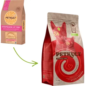 Petkult Cat Probiotics Kitten&Mother Lamb - 2kg