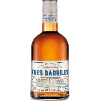 Rum Tres Barriles 0,5 L 38%
