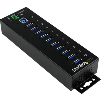 USB hub STARTECH 10 Port Industrial USB 3.0 Hub - Metal