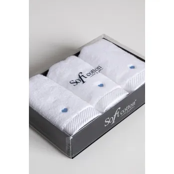 Pánský župan Soft Cotton Malé ručníky MICRO LOVE 30x50 cm, 550 g / m², Česaná prémiová bavlna 100% MICRO