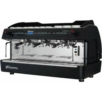 Kávovar Fiamma Třípákový kávovar COMPASS III. DB (nerez/černý lak)