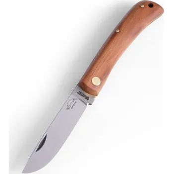 Pracovní nůž Nůž selský malý 141 švestka Carbon OTTER 1840 Solingen (Hippekniep Pflaumenbaum klein 141. Artikel-Nr.:141_PB Čepel uhlíková ocel. Střenky švestkové dřevo.)