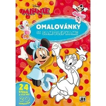 omalovánky Omalovánky A4 se samolepkami - Minnie 3593-8