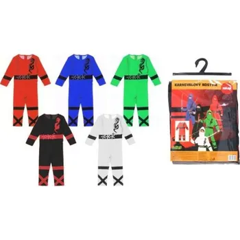Karnevalový kostým Set karneval - ninja M 110-120 cm (W036031)