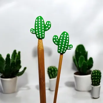 Nástroj na niť a příze Annie's Knit Zarážky na jehlice – kaktus