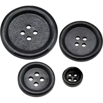 Annie's Knit Knoflík Classic Black Průměr: 18 mm