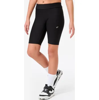 Cyklistické kalhoty DECATHLON Dívčí cyklistické kraťasy neprůhledné 8 LET ČERNÁ