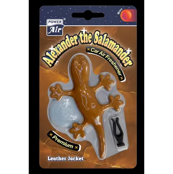 Vůně do auta Alexander the Salamander Premium - Leather Jacket
