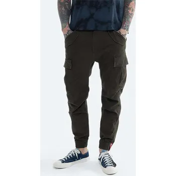 Kalhoty Alpha Industries Spodnie Alpha Industries Alman Pant 188201 413 188201.413 zelená 77X, vel. 32