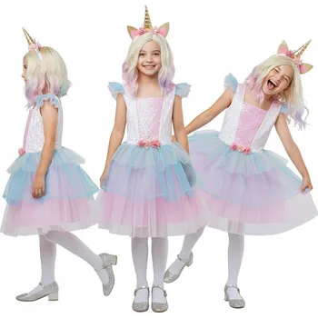 Karnevalový kostým Kostým Šaty Kostým Princezna Jednorožec Karnevalový kostým 110/120 cm