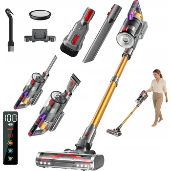 Vysavač Vysavač Blossom V22 – 550 W, sací výkon 50000 Pa, HEPA filtr, LED osvětlení, výdrž 60 min