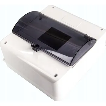 Rozvaděč Rozvodnice nástěnná, nízkonapěťová, 1x8 s krytem OB-8ZZK Karlik