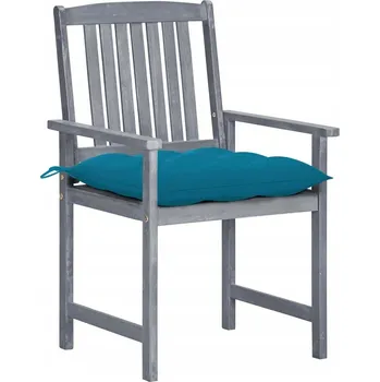 Zahradní židle VidaXL dřevo modrá