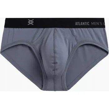 Slipy Pánské slipy ATLANTIC MP-162 Sportovní BAVLNA šedé L