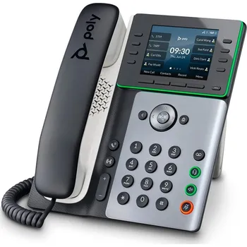 Stolní telefon Poly Edge E300 IP Phone and PoE-enabled