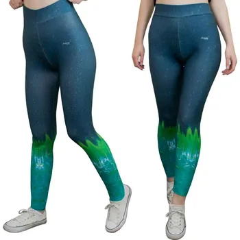 Dámské legíny Antonio Sport Sportovní legíny na jógu, zelené vel. S/M 494081