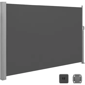 Stínicí technika Boční markýza Orrine 160x300 cm tmavě šedá