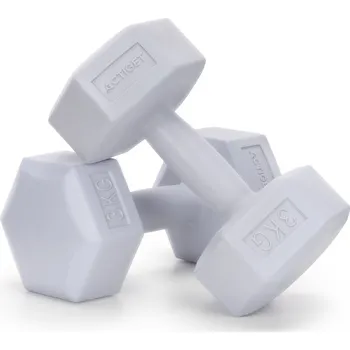 Sada činek 2x3 kg HEX ACTIGET ACT0161 šedá