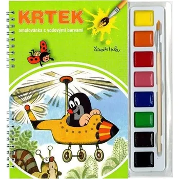 omalovánky AKIM omalovánky A5 s barvami Krtek 2