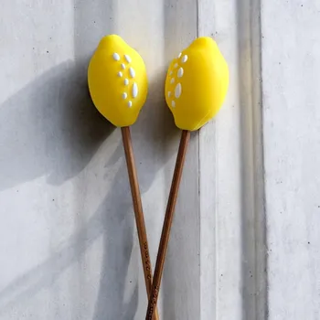 Jehlice Annie's Knit Zarážky na jehlice – 3D citron