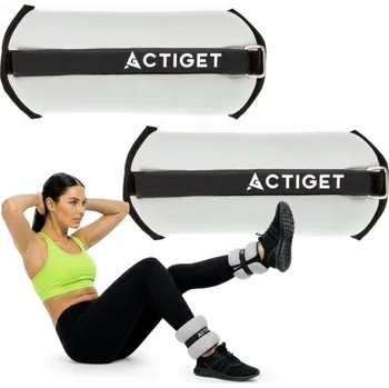 Závaží na ruce a nohy 2x1 kg neopren ACTIGET ACT0128 šedé