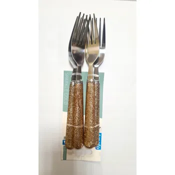 Příbor Amefa sada příborů - vidlička jídelní 4 ks - zlatá