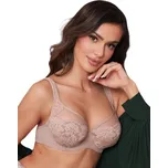 MEDIOLANO Podprsenka SOFT JASMIN PLUNGE 19150 65G MOKKA