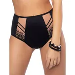 GORSENIA Kalhotky BRAZILSKÉ KALHOTKY PARADISE K498 2XL ČERNÉ