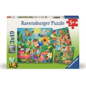Puzzle RAVENSBURGER Puzzle Hmyzí kamarádi 3x49 dílků