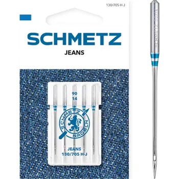 Nástroj na niť a příze Schmetz strojové jehly Jeans 90/14