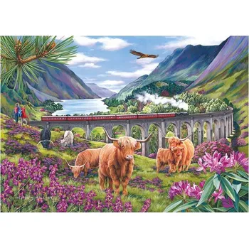 Puzzle Puzzle Agy Shop 1000 dílků HOP Glenfinnan Dámské Puzzle 1000 dílků