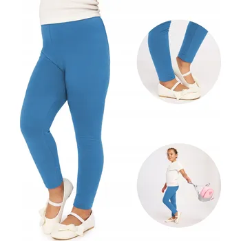 Dívčí legíny dlouhé viskózové MS10-130 Modré 158