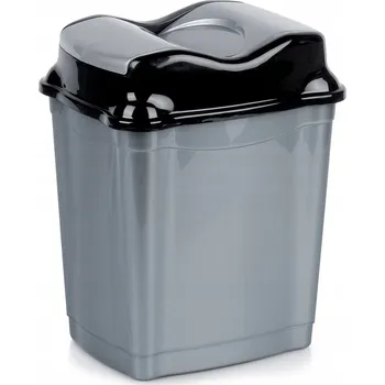 Odpadkový koš Odpadkový koš plastový šedý 9 l