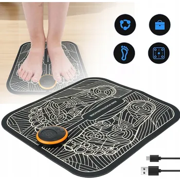 Masážní přístroj Elektrostimulátor svalů EMS masażer stóp, ruce, akupresura pro neuropatii